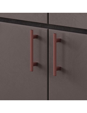 Poignée Moletée Giulio 8/1168 Rose - 160Mm - Poignées Contemporaines