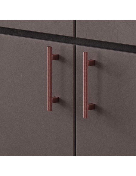 Poignée Moletée Giulio 8/1168 Rose - 160Mm - Poignées Contemporaines