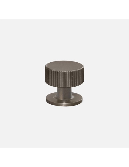 Poignée Barre Et Bouton System Linear En Gris Foncé