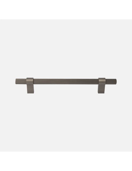 Poignée Barre Et Bouton System Linear En Gris Foncé