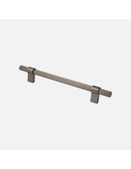 Poignée Barre Et Bouton System Linear En Gris Foncé