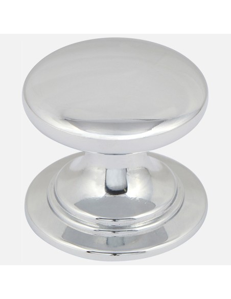 Collection Windsor Poignées Coquille Et Boutons Assortis En Chrome Poli