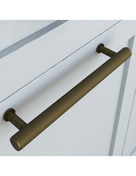 Poignées En Bronze Barre Et Bouton - Alexander & Wilks