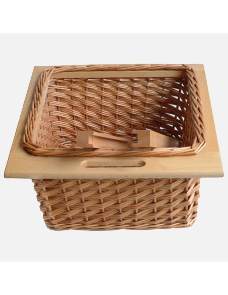 Panier De Cuisine En Osier Avec Poignée Frontale - Rangement Cuisine