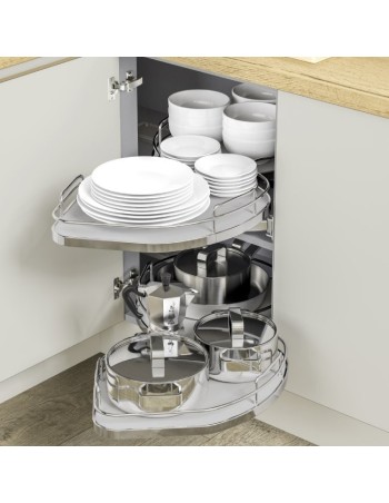 Meuble D’Angle De Cuisine Sige En Forme D'Haricot 2