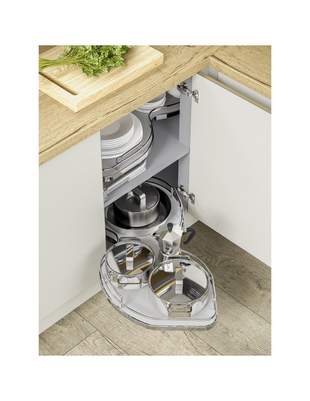 Meuble D’Angle De Cuisine Sige En Forme D'Haricot