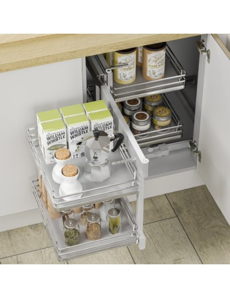Optimiseur De Meuble D’Angle Cuisine À Fond Plein Pour Caissons 900/1000 mm