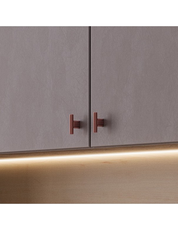 Bouton En T Moleté Giulio 8/1170 Rose - Boutons De Cuisine Contemporains