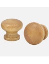Bouton En Pin Poli - Boutons De Meuble En Bois
