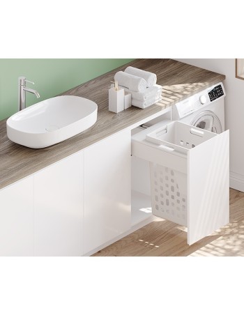 Panier À Linge Intégré Coulissant  Pour Meuble De 450 mm 2