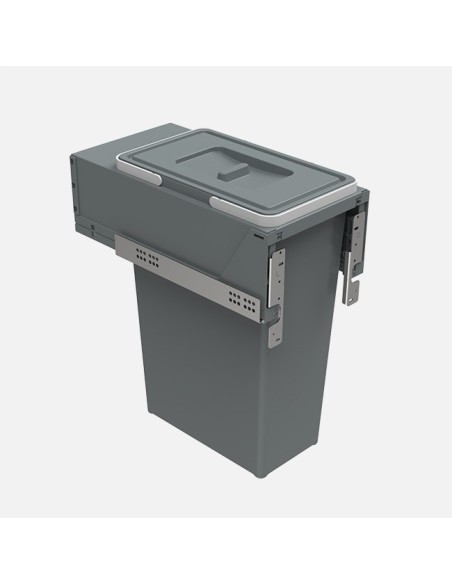 Poubelle Elletipi Coulissante - 1 Bac De 35 L Pour Meuble De 300 mm