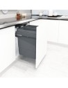 Poubelle Coulissante À Fermeture Douce 80 L Pour Meuble De 600 mm
