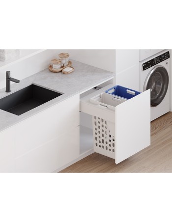 Panier À Linge Intégré Coulissant  Pour Meuble De 600 mm 2
