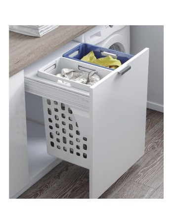 Panier À Linge Intégré Coulissant  Pour Meuble De 600 mm