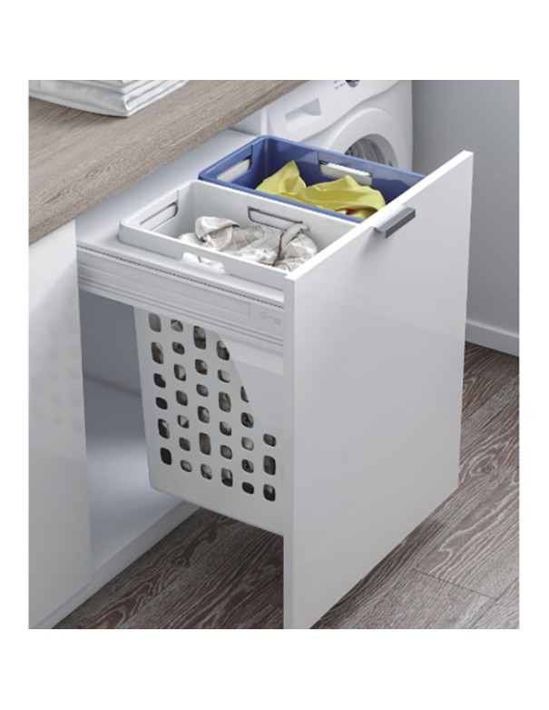 Panier À Linge Intégré Coulissant  Pour Meuble De 600 mm