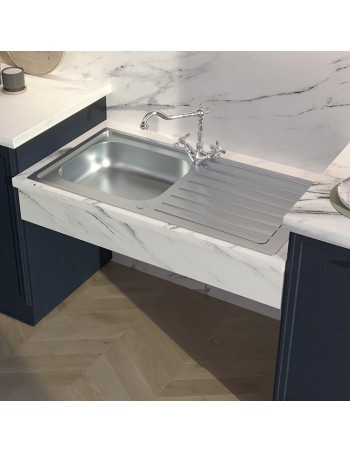 Évier Peu Profond Rangemaster Accessible - Évier Cuisine Adaptée Fauteuil Roulant
