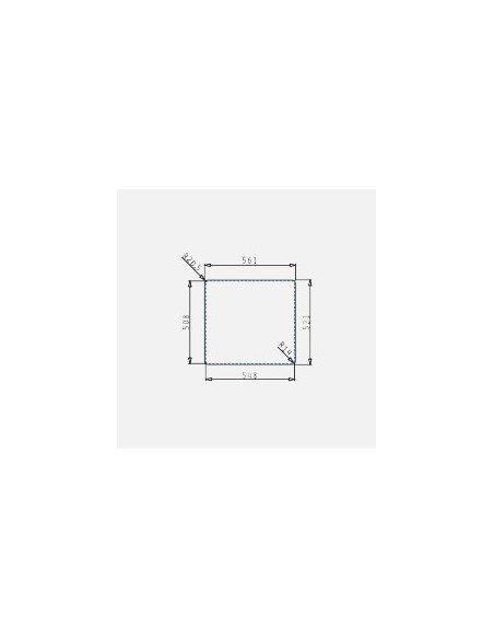 Évier Affleurant Pyramis Zeria 600 mm Avec Trou Pour Robinet