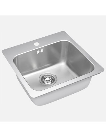 Évier Affleurant Pyramis Zeria 500 mm Avec Trou Pour Robinet 2