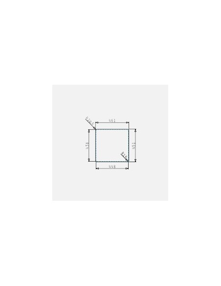 Évier Affleurant Pyramis Zeria 500 mm Avec Trou Pour Robinet