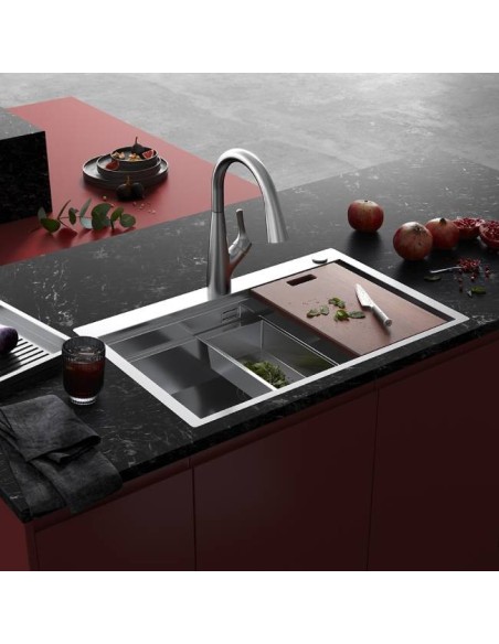 Évier De Cuisine Tout-En-Un Workstation - 1000Mm - Bonde Presto
