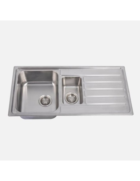 Évier De Cuisine Inox Uk 1,5 Cuves - Éviers En Inox Inoxydable
