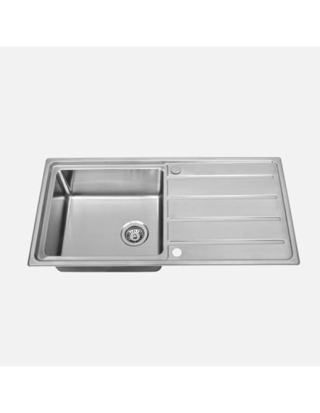 Grand Évier Inox Extra-Profond - Évier De Cuisine Acier Inoxydable