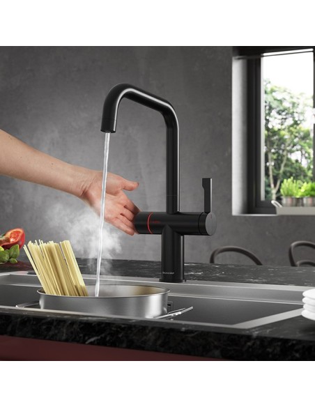 Robinet Magus Noir Mat 4 En 1 Eau Bouillante Chaude Froide Filtrée