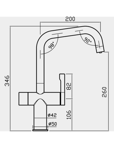 Robinet Magus Noir Mat 4 En 1 Eau Bouillante Chaude Froide Filtrée