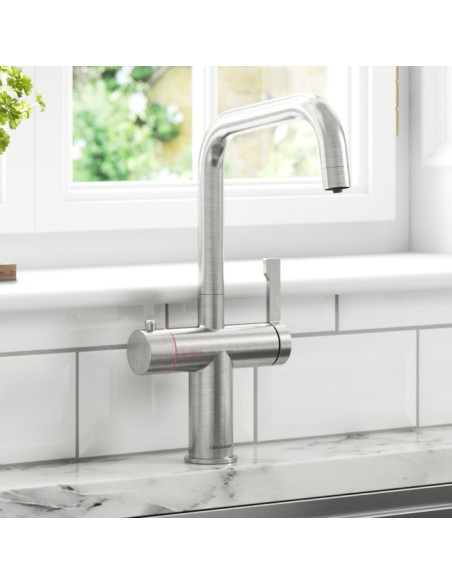 Robinet Brossé Magus 4 En 1 Eau Bouillante Chaude Froide et Filtrée
