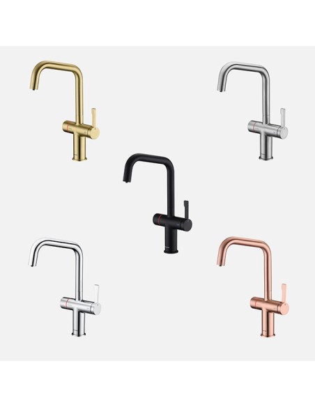 Robinet Brossé Magus 4 En 1 Eau Bouillante Chaude Froide et Filtrée