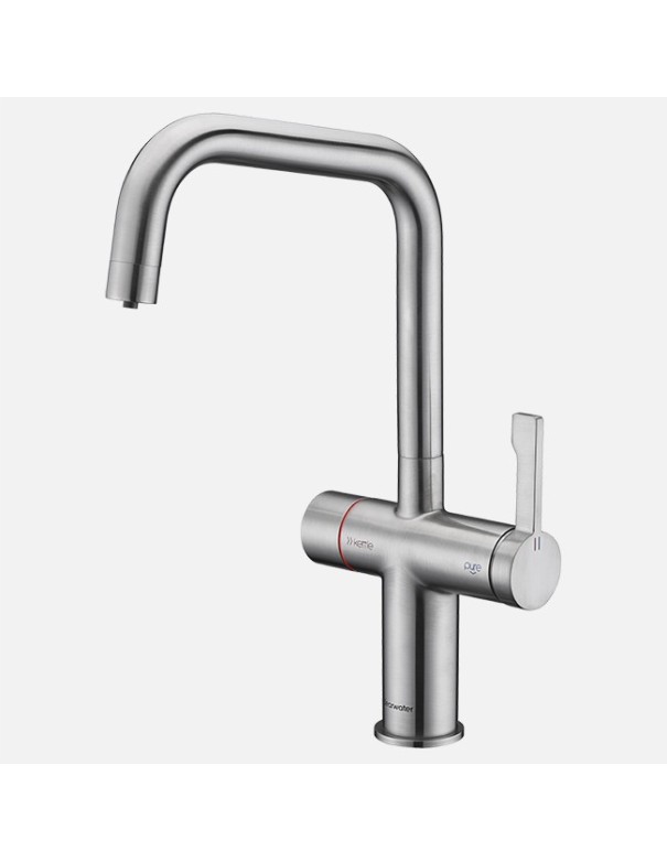 Robinet Brossé Magus 4 En 1 Eau Bouillante Chaude Froide et Filtrée