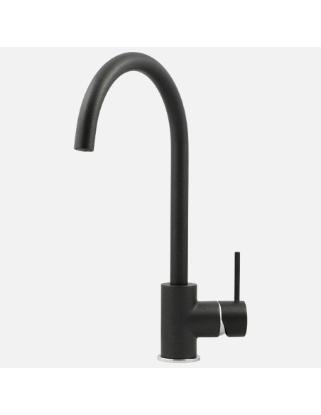 Robinet Noir Effet Granit - Robinet Pour Éviers Noirs