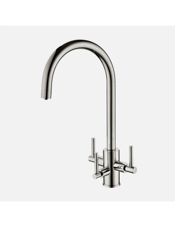 Robinet Clearwater Stella Tri-Spa Nickel Eau Chaude Froide et Filtrée