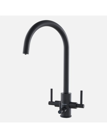 Robinet Clearwater Stella Tri-Spa Noir Eau Chaude Froide et Filtrée