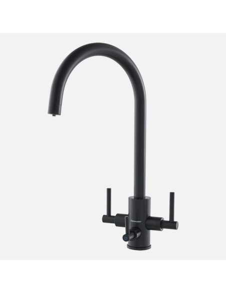 Robinet Clearwater Stella Tri-Spa Noir Eau Chaude Froide et Filtrée