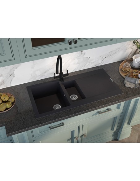 Robinet Clearwater Stella Tri-Spa Noir Eau Chaude Froide et Filtrée