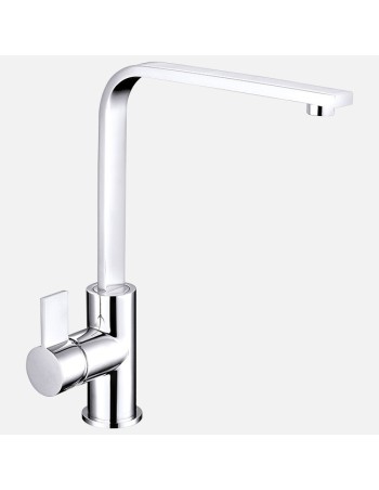 Robinet Sheratan Plat Chrome - Robinet Fin Et Épuré En Ligne !