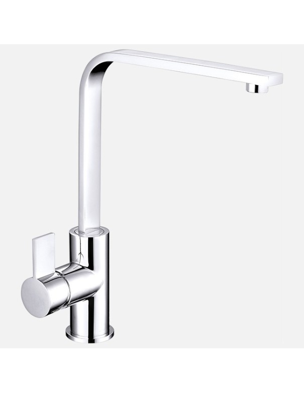 Robinet Sheratan Plat Chrome - Robinet Fin Et Épuré En Ligne !