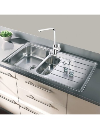 Robinet Sheratan Plat Chrome - Robinet Fin Et Épuré En Ligne ! 2