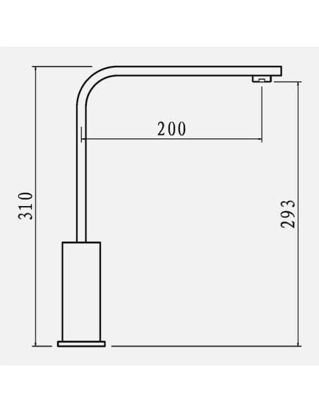 Robinet Sheratan Plat Chrome - Robinet Fin Et Épuré En Ligne !
