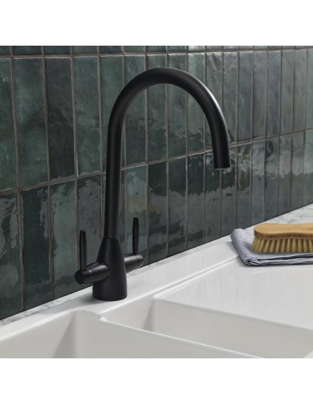 Robinet  Clearwater Tutti Noir Mat Robinet De Cuisine Moderne