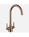 Robinet  Clearwater Tutti Cuivre Brossé Robinet De Cuisine Traditionnel