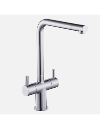 Robinet De Cuisine Idaho Chrome Col De Cygne
