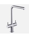Robinet De Cuisine Idaho Chrome Col De Cygne