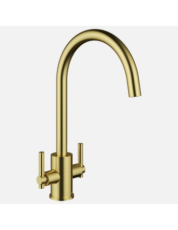 Robinet De Cuisine Clearwater Rococo En Laiton Brossé - Mitigeur De Cuisine En Ligne