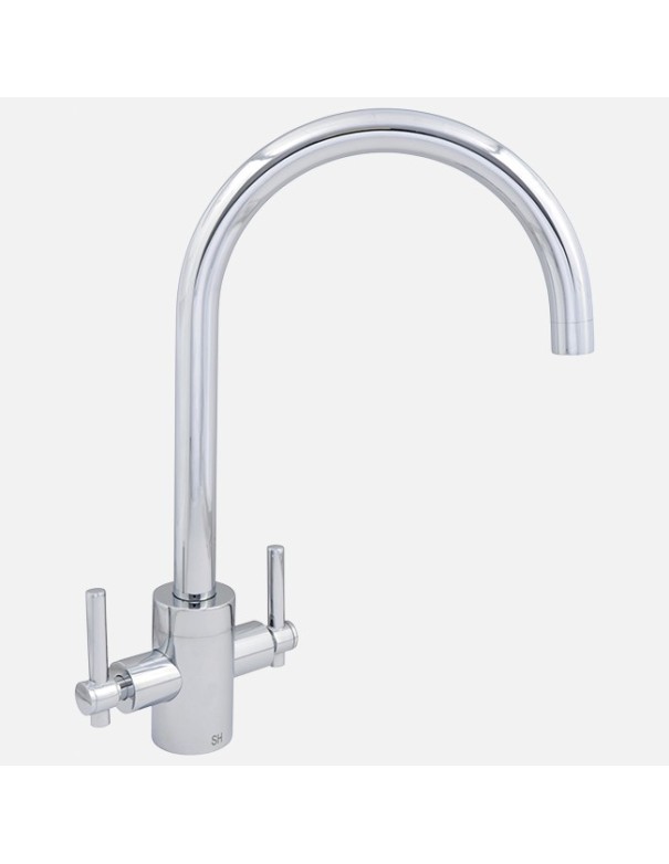 Robinet De Cuisine Clearwater Rococo Chromé - Robinet Mitigeur De Cuisine En Ligne