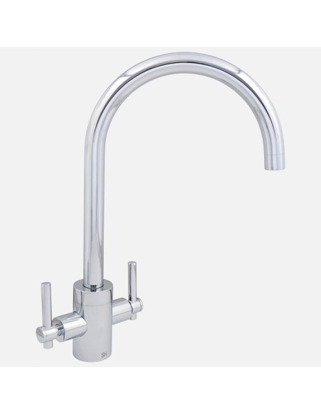 Robinet De Cuisine Clearwater Rococo Chromé - Robinet Mitigeur De Cuisine En Ligne