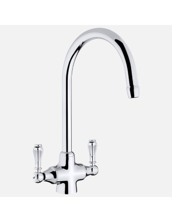 Robinet De Cuisine Easyflow Columbia À Poignées Assorties Chrome