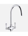 Robinet De Cuisine Easyflow Columbia À Poignées Assorties Chrome
