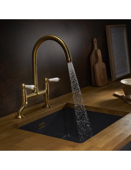 Robinet Pont Clearwater Elegance En Laiton Satiné